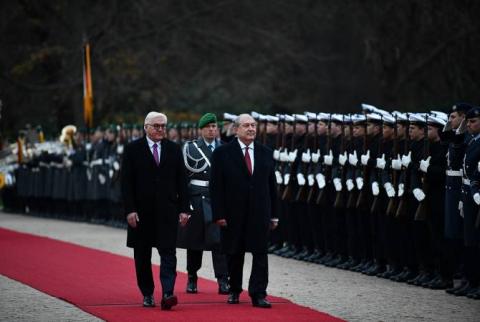 Президент Саркисян пригласил президента Германии посетить Армению с официальным визитом