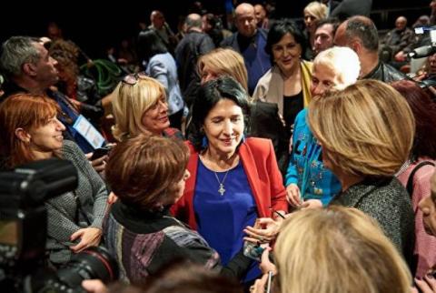 Salome Zurabishvili aurait remporté les élections présidentielles en Géorgie selon les résultats du sondage indépendant