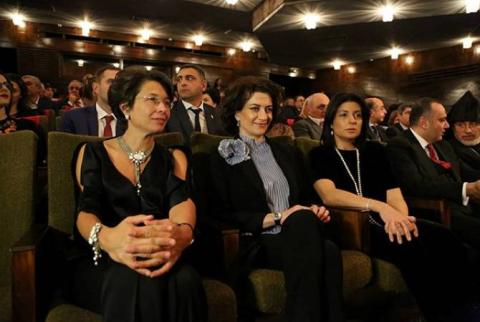 Anna Hakobian est à Moscou pour la commémoration du trentenaire du tremblement de la terre de Spitak 
