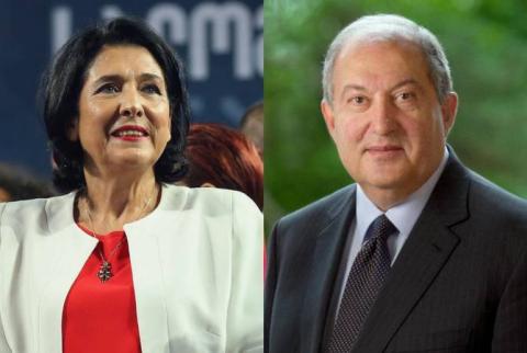 Armen Sarkissian a envoyé un message de félicitations à Salomé Zourabichvili pour son élection au poste de président  de la Géorgie