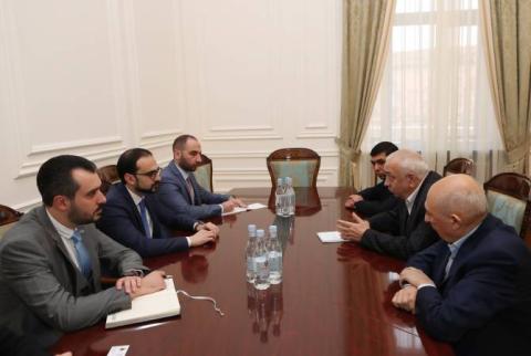 Փոխվարչապետի պաշտոնակատարն ընդունեց «Էկոտեխպրոմ» ընկերության տնօրենին