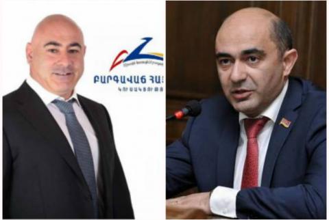 Lusavor Hayastan’s Edmon Marukyan, PAP’s Eduard Babayan top district candidate vote 