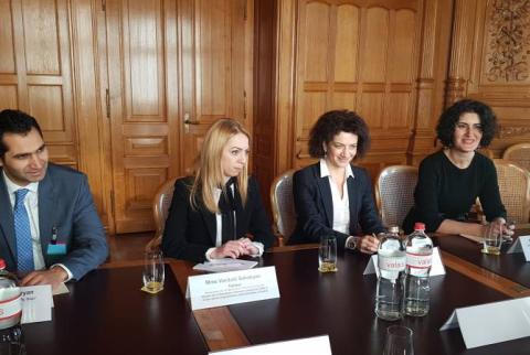 Աննա Հակոբյանը Շվեյցարիա-Հայաստան խորհրդարանական բարեկամության խմբի անդամներին է ներկայացրել «Կանայք հանուն խաղաղության» արշավը