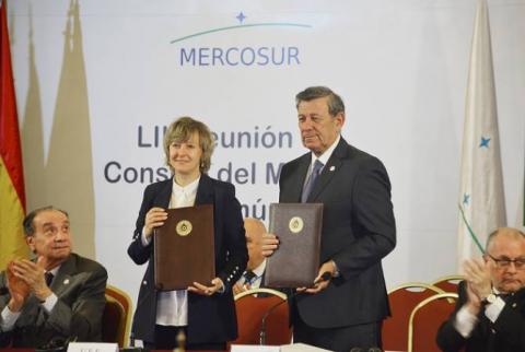 Mémorandum de coopération entre la  Commission économique eurasiatique et le Marché commun du Sud