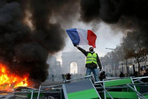 Ֆրանսիայում «դեղին բաճկոնավորների» բողոքի ակցիաների ընթացքում գրեթե երեք հազար մարդ է տուժել 