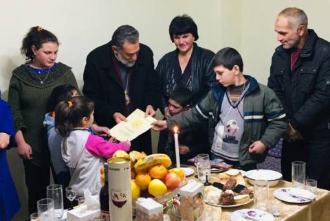 Գուգարաց թեմի «Ձեռք մեկնիր եղբորդ» նախաձեռնության շրջանակում ևս երկու ընտանիք բնակարան է ստացել