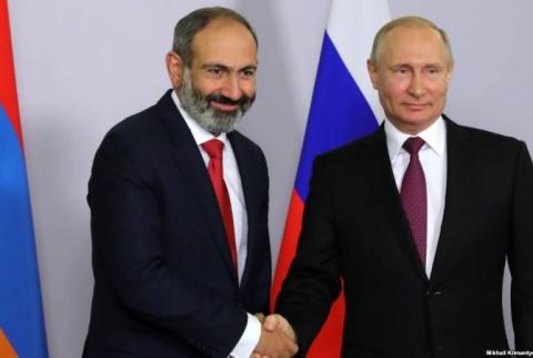 Vladimir Poutine a envoyé un message de félicitations à Nikol Pachinian à l’occasion du Nouvel An et de Noël 