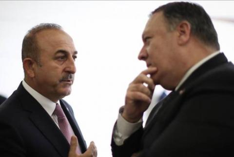 Turkish FM holds phone talk with US Secretary of State