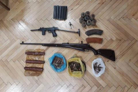Group of citizens voluntarily surrender small weapons arsenal to authorities 