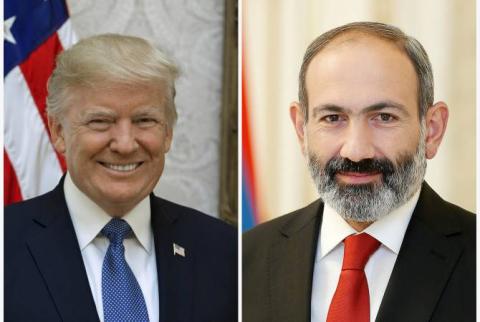 الولايات المتحدة تدعم أرمينيا..أطيب التمنيات لكم ولشعب أرمينيا-الرئيس الأمريكي دونالد ترامب يهنئ نيكول باشينيان بمناسبة تعيينه رئيساً لوزراء أرمينيا-