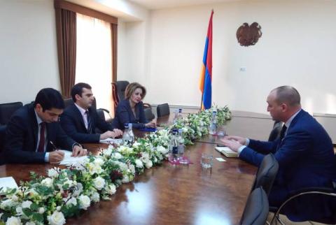 Հակոբ Արշակյան ընդունել է ԱՊՀ ՀՄՄ գրասենյակի ղեկավարին