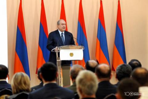 ‘Unique attitude towards Army and soldier is inseparable part of description of Armenians’ – President Sarkissian
