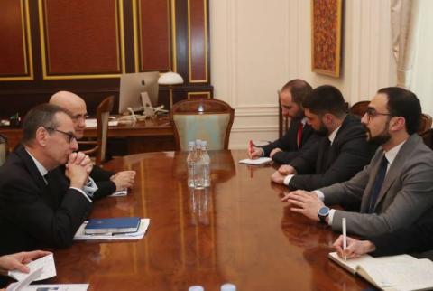 Tigran Avinian a reçu la délégation de la Banque européenne pour la reconstruction et le développement