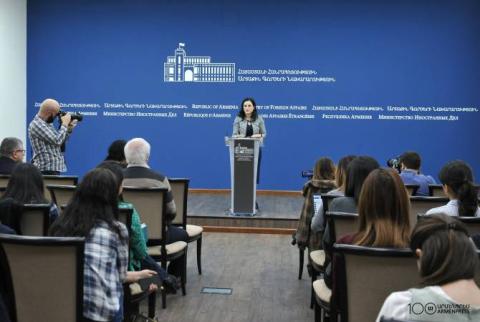 ‘Azerbaijani rhetoric doesn’t contribute to developing favorable atmosphere for peace’ – Armenian foreign ministry 