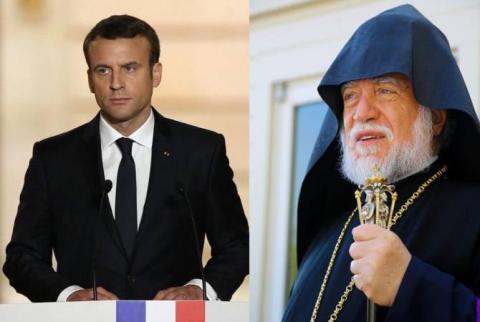 Catholicos Aram I thanks Macron for declaring April 24th National Day of Commemoration of Armenian Genocide 