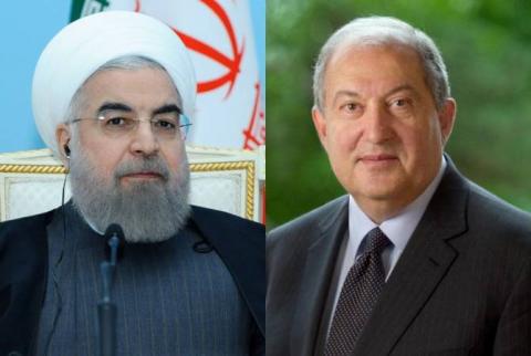 Armen Sarkissian a adressé un message de félicitations au Président iranien à l’occasion du 40e anniversaire de la révolution islamique 