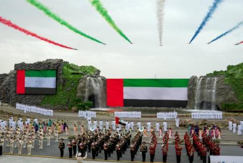 WATCH: Armenian Guards of Honor perform jaw-dropping rifle maneuvers, drills at IDEX 2019 show 