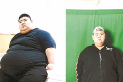 Самый тяжелый человек Китая сбросил 142 килограмма за полгода