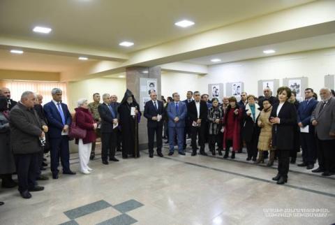 Bako Sahakian a participé à l'exposition et à la soirée dédiées aux activités d'Arthur Mkrtchian 