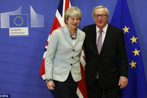Юнкер проведет переговоры с Мэй по Brexit 20 февраля в Брюсселе
