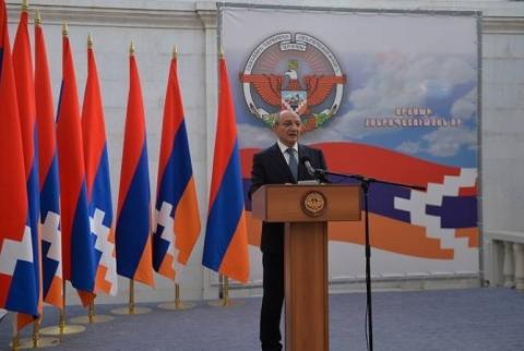 Le Président d’Artsakh a adressé un message de félicitations à l’occasion de la journée de Renaissance d’Artsakh  