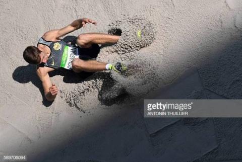 Levon Aghassian, médaillé d’or en triple saut