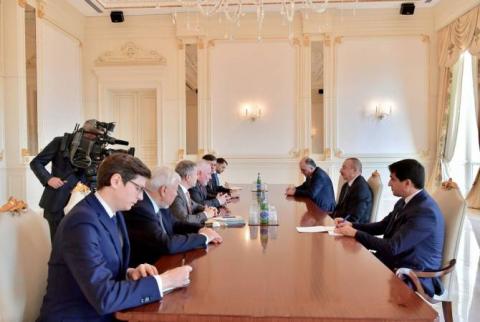 Azerbaijani President meets with OSCE Minsk Group Co-Chairs