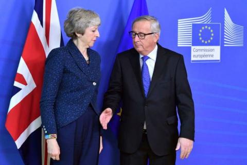 Юнкер и Мэй заявили о необходимости достичь сделки по Brexit до мартовского саммита ЕС