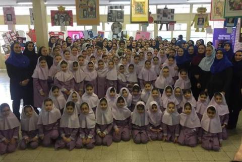 Armenian PM’s spouse visits Araks school in Tehran