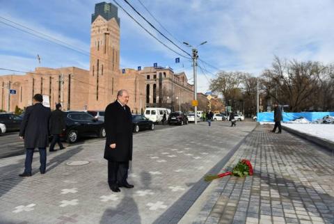 Le Président arménien a rendu hommage aux victimes des événements tragiques du 1e mars 2008
