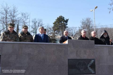 President of Artsakh attends event commemorating 60th anniversary of Commander Vazgen Sargsyan