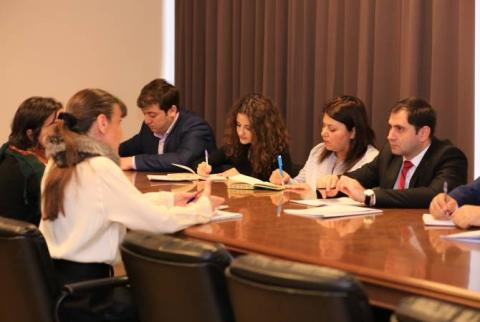 Սուրեն Պապիկյանն ընդունել է ՄԱԿ-ի պարենի համաշխարհային ծրագրի ներկայացուցիչ և հայաստանյան գրասենյակի տնօրեն Ելենա Միլոշևիչին