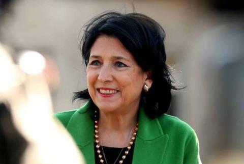 L'ordre du jour de la visite de la  Présidente géorgienne  en Arménie  