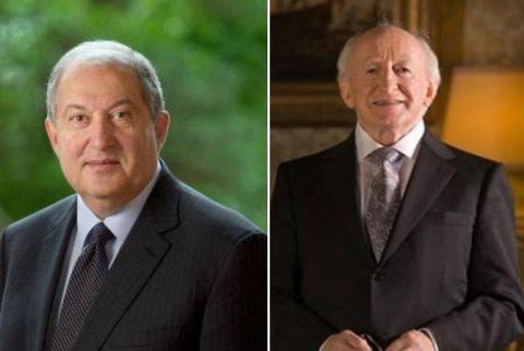 Message de félicitations du président de la République d’Arménie à son homologue irlandais 
