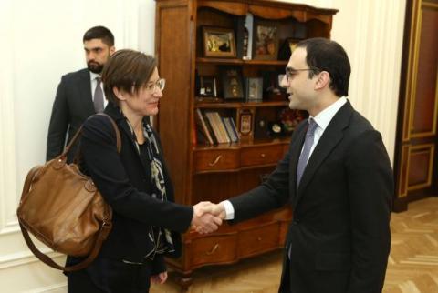 Le Vice-Premier ministre Tigran Avinian a reçu la Directrice régionale du PNUD
