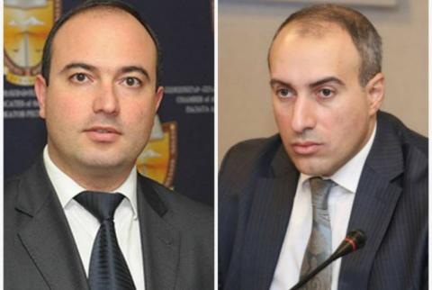 Par décision du Premier ministre, Arthur Hovhannisyan et Suren Krmoyan ont été démis de leurs fonctions