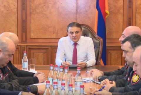 Վալերիյ Օսիպյանը խորհրդակցության մասնակիցների հետ քննարկել է օպերատիվ ծառայությունների գործունեության արդյունքները