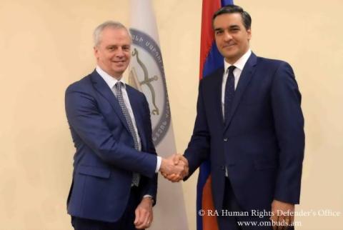 ԵԽ մարդու իրավունքների տնօրինության ղեկավարն արժևորել է ՀՀ մարդու իրավունքների պաշտպանի փորձը