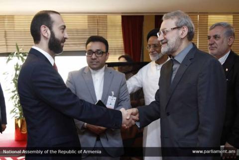 Le président de l’Assemblée nationale arménienne a accepté l’invitation de visite de son homologue iranien 