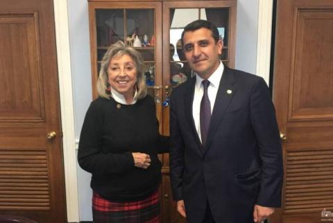 Armenian Ambassador to US meets with Congresswoman Dina Titus