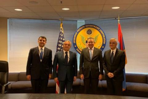 Armenian Deputy PM, US Overseas Private Investment Corporation director discuss cooperation in Washington 