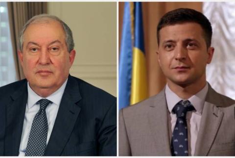 Le président Armen Sarkissian a adressé un message de félicitations à  Volodimir Zelenski pour son élection au poste du président de l’Ukraine  