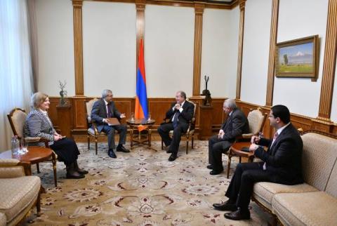 La modernisation du Matenadaran au coeur des discussions du président Armen Sarkissian et de sa direction 