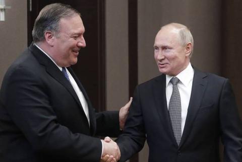 Poutine et Pompeo ont discuté d'une éventuelle rencontre entre les dirigeants des deux pays pendant le  Sommet G20 