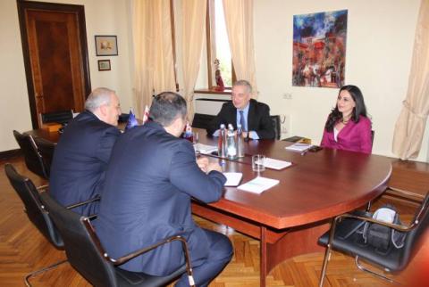 Վրաստանի խորհրդարանի նախագահը կայցելի Հայաստան.  դեսպան Սադոյանը հանդիպել է խորհդարանի փոխնախագահին