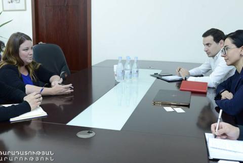Աննա Վարդապետյանն ընդունել է Հայաստանում ԱՄՆ դեսպանատան քաղաքական հարցերով պատասխանատուին