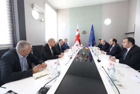 Արայիկ Հարությունյանը հանդիպում է ունեցել վրացի գործընկերոջ հետ 