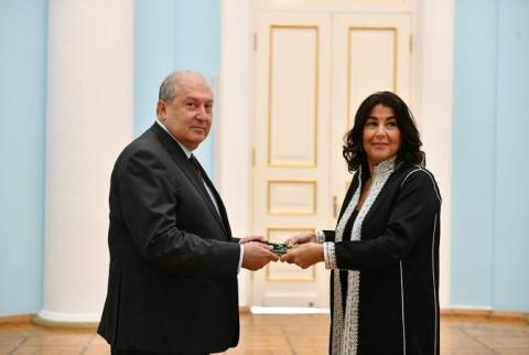 سفيرة المغرب الجديدة في أرمينيا فيروز الأششبي تقدّم أوراق اعتمادها إلى رئيس الجمهورية أرمين سركيسيان