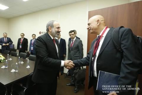 Armenia, Israel discuss cooperation development prospects in high technologies at St. Petersburg Forum