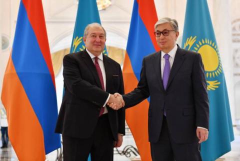 Le président arménien a félicité Kassym-Jomart Tokayev à l’occasion de la victoire aux élections présidentielles  